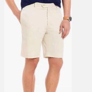 Daniel Cremieux Signature Collection Pleated Tan Shorts (38)